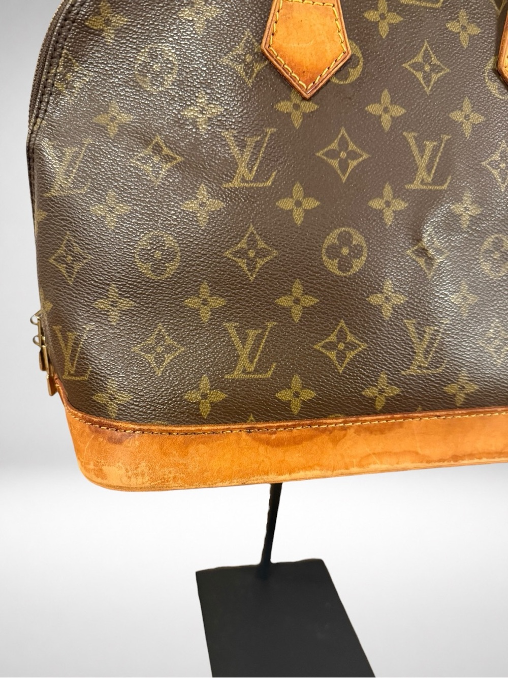 Louis Vuitton LV Authentic Alma PM Monogram Canvas Top Handle Satchel Bag France - Picture 6 of 17